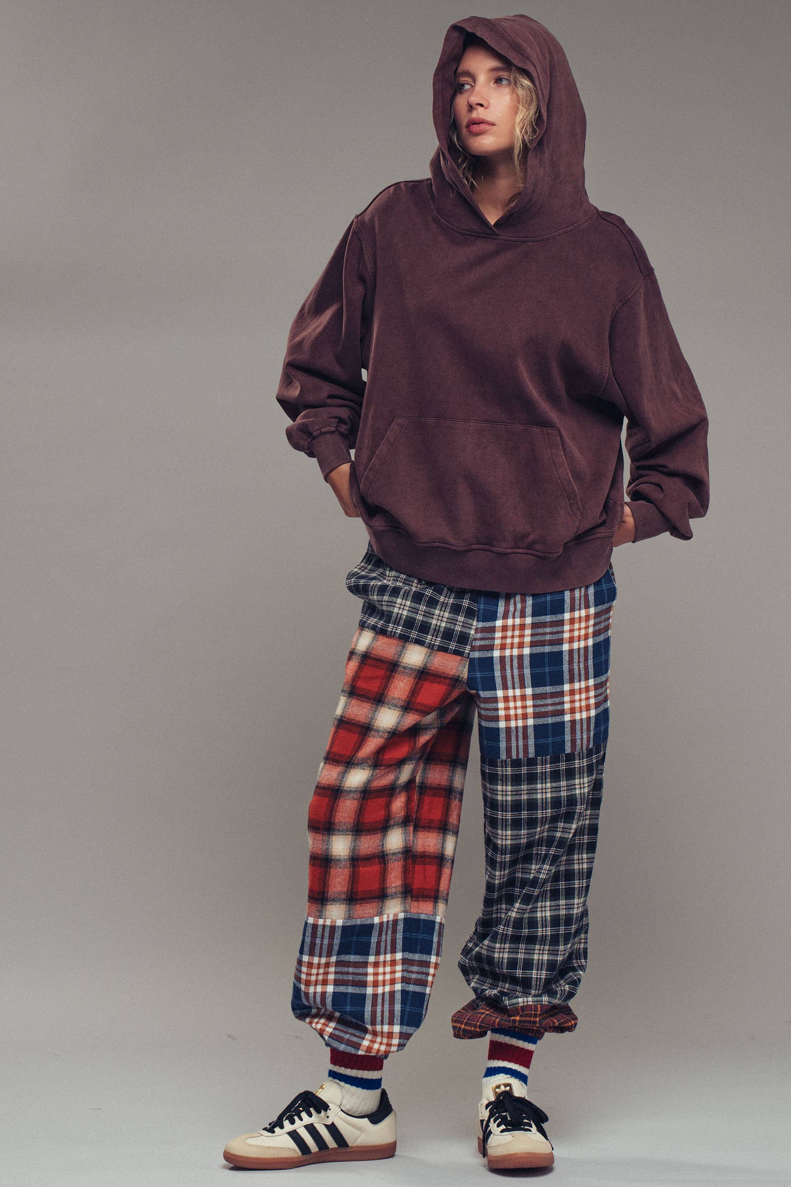 Urban Daizy - Wholesale Hoodie - Women's - Vintage Wash Oversized Brushed Hoodie34