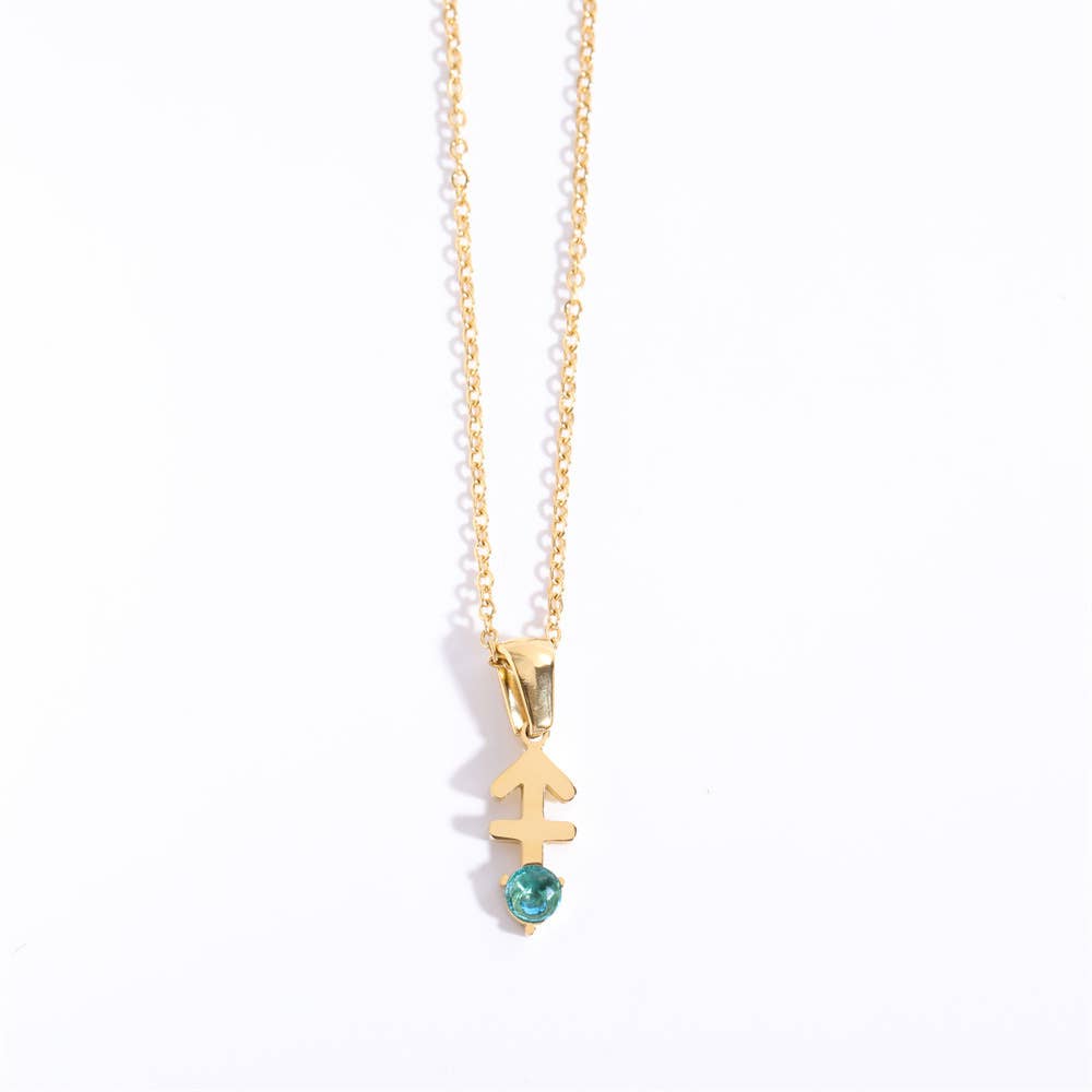 Gypsy Soul - Vendita all'ingrosso Collana con ciondolo/pendaglio - Collana Astrologica con Pietre di Nascita - Set da 12 Pezzi7