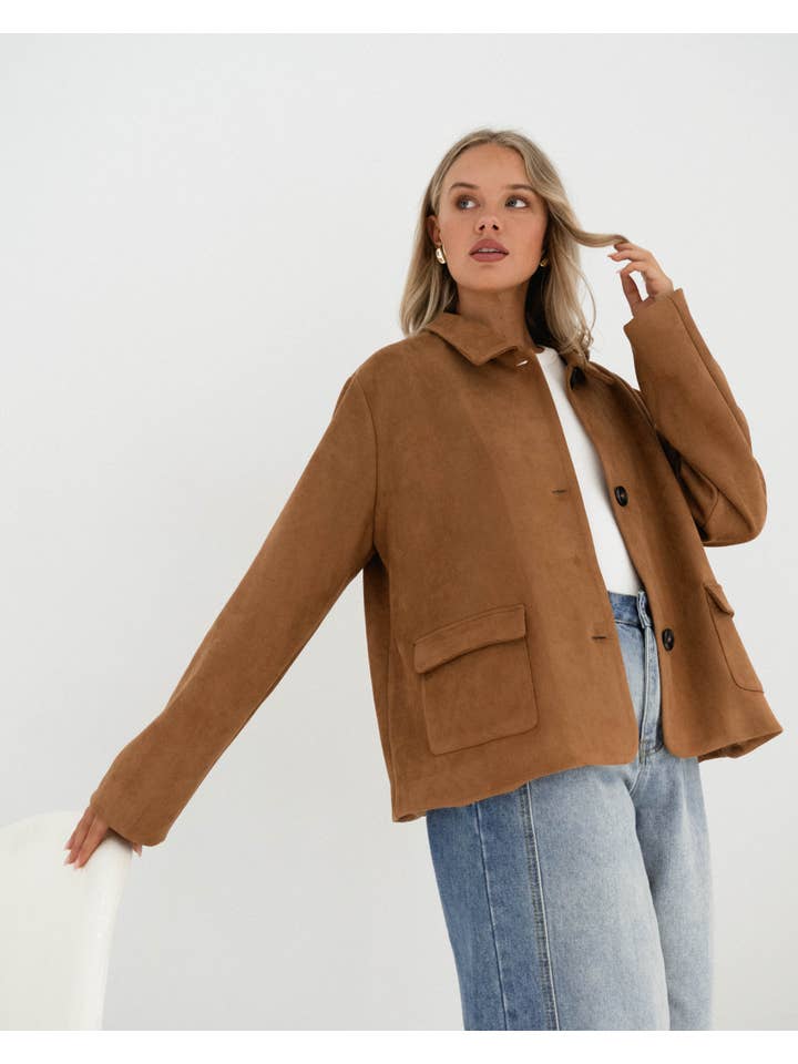 Stellino - Wholesale Jacket – Women's - Kobi Jacket | Brown1