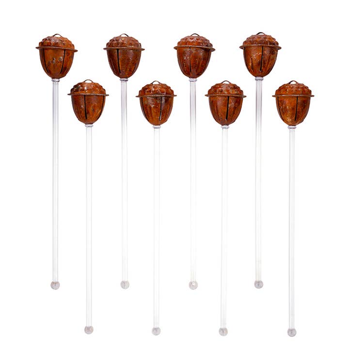Acorn Bell Stir Sticks for wholesale by Santa Barbara Design Studio by Creative Brands