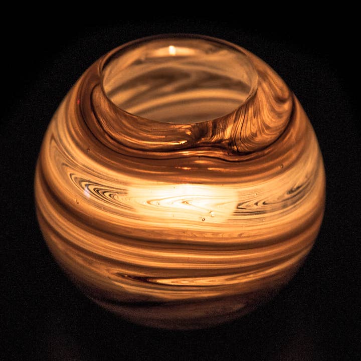 Space Jupiter Teelichthalter für den Großhandel von Maiizen