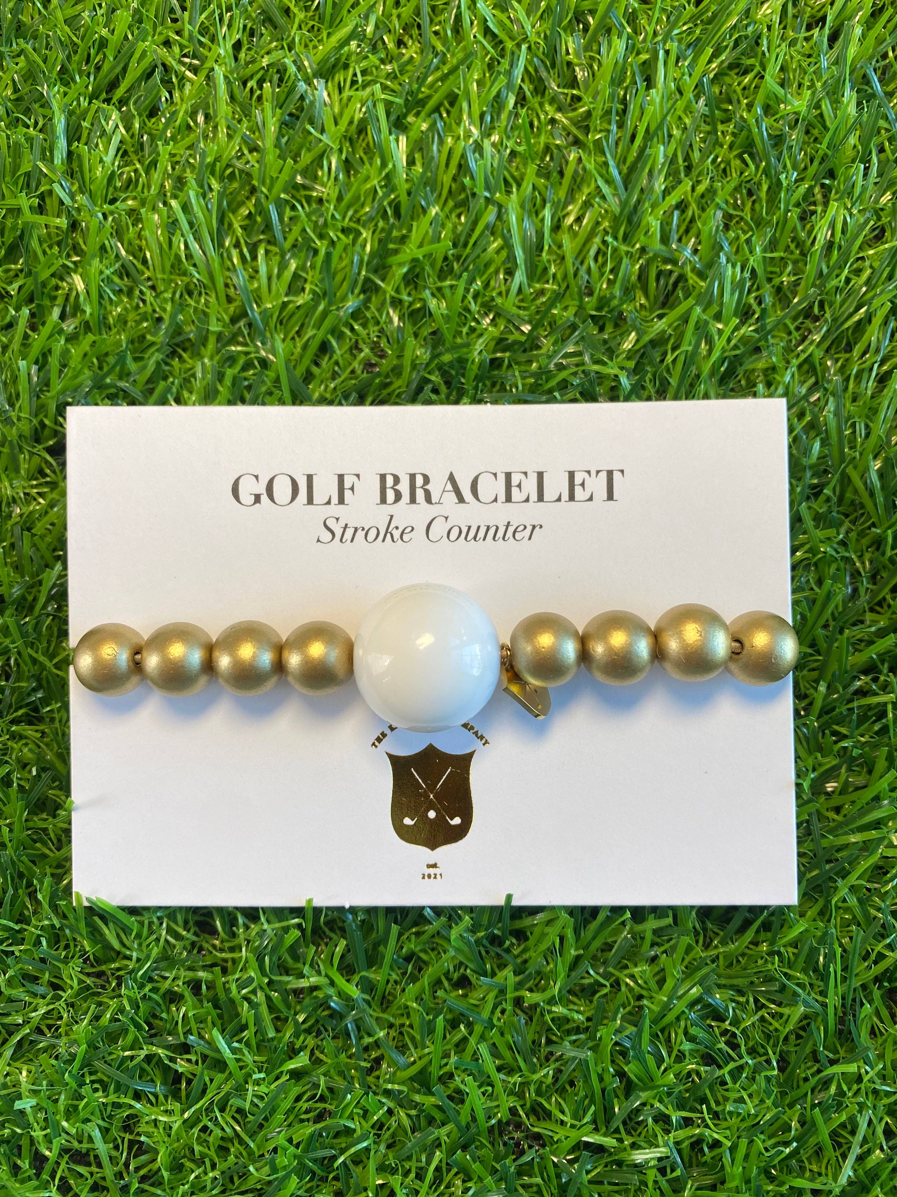 The Klow Golf Company - Vendita all'ingrosso Bracciale con perline - Bracciale contatore di colpi da golf - GOLDEN7