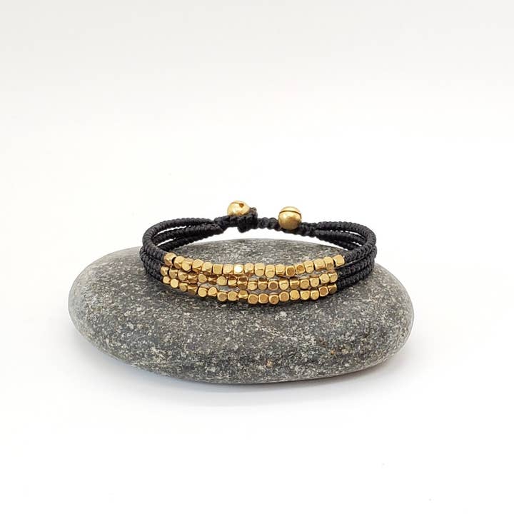 Baizaar - Wholesale Beaded Bracelet - 3 Layer Beaded Cord Bracelet1