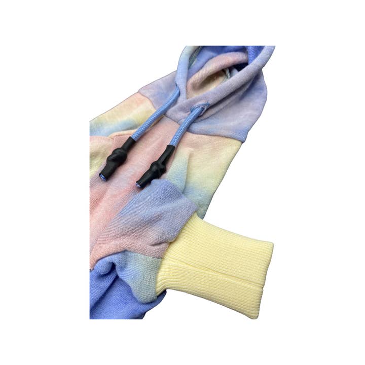 Bespoke Paws - Wholesale Pet Hoodie - Dog - 'Dale' Rainbow Tie-Dye Hooded Onesie3