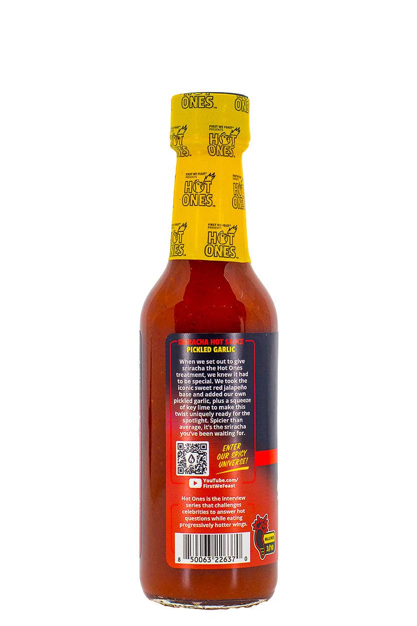 Heatonist - Wholesale Hot Sauce - Pickled Garlic Sriracha | Hot Ones Hot Sauce3