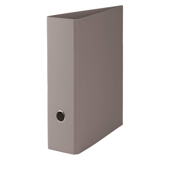 S.O.H.O. Folder A4 8.5cm Noble Ribbed Embossing Taupe for wholesale by Rössler Papier