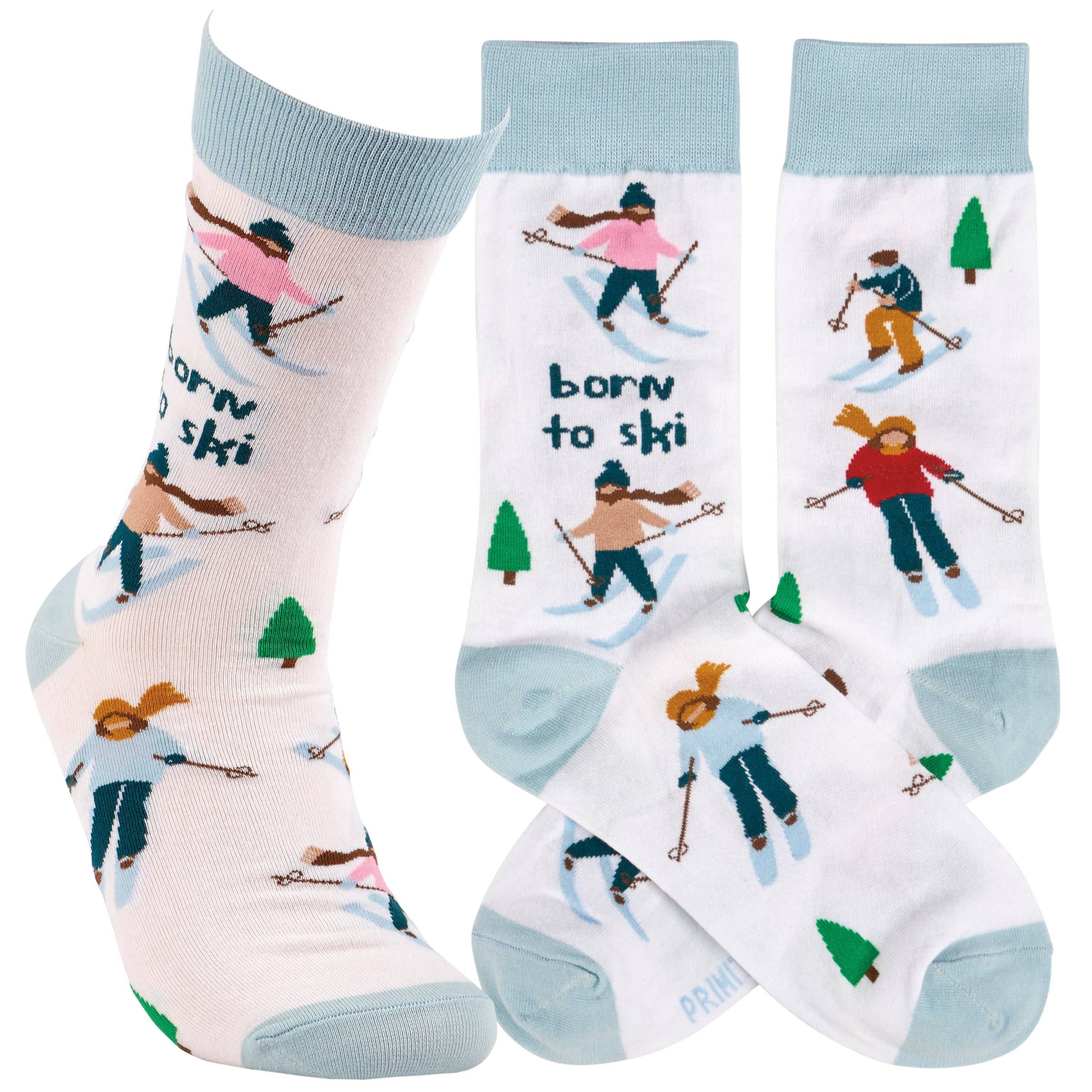 Primitives by Kathy - Wholesale Socks - Unisex - Born To Ski Socks0