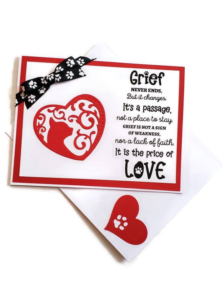 Tarjeta de simpatía de gato para venta al por mayor de Misfit Manor Shop