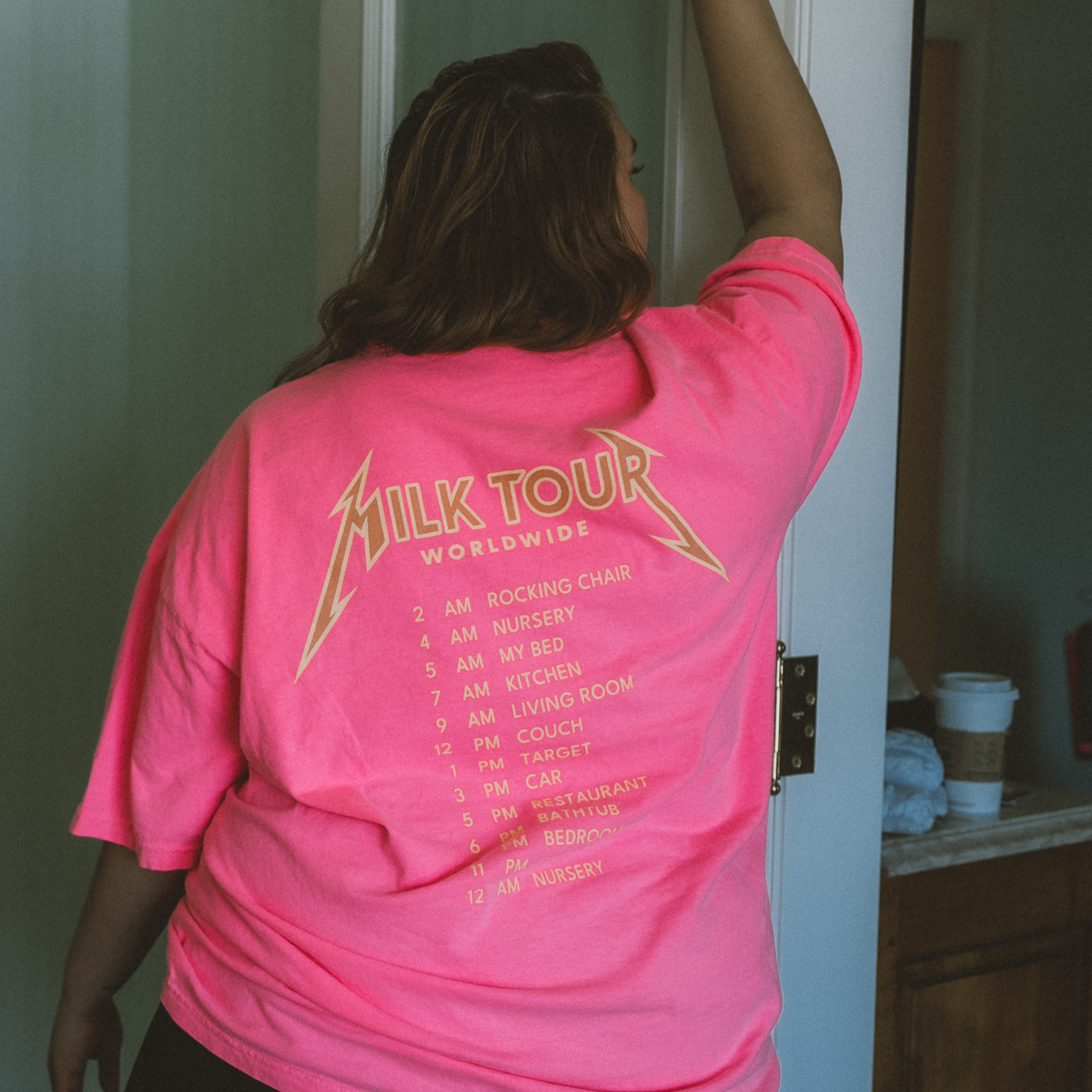 The Little Milk Bar - Wholesale Screen Printed T-Shirt - Women's - Milk Tour™ Tee12