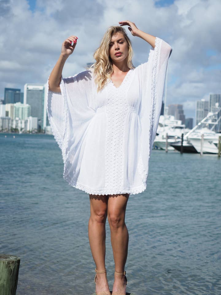 Cotton Natural - Wholesale Swim Cover Up - Women's - Oceana Cover-Up0