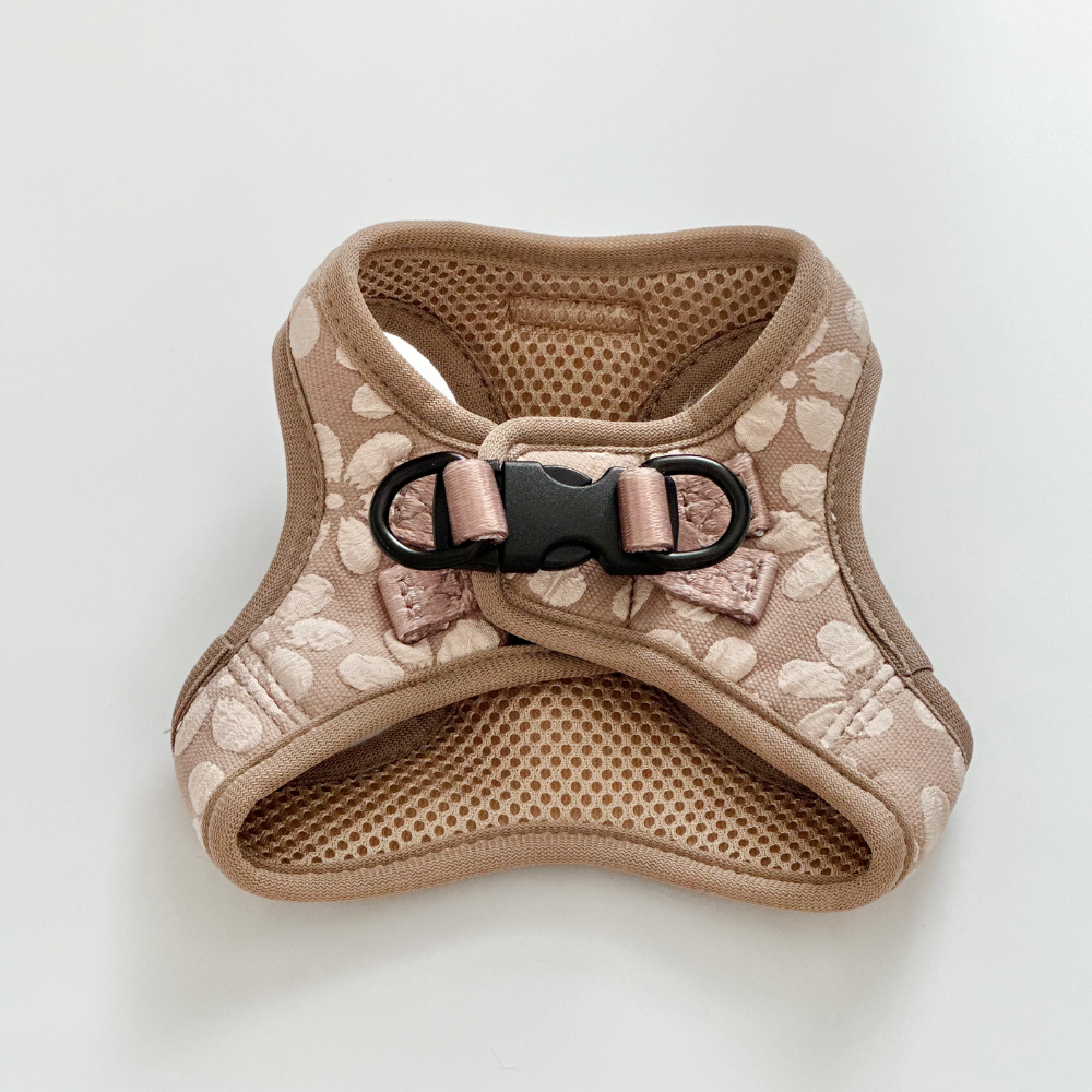 Cocopup London - Wholesale Pet Harness - Cat - Cat Harness - Mocha Flower1