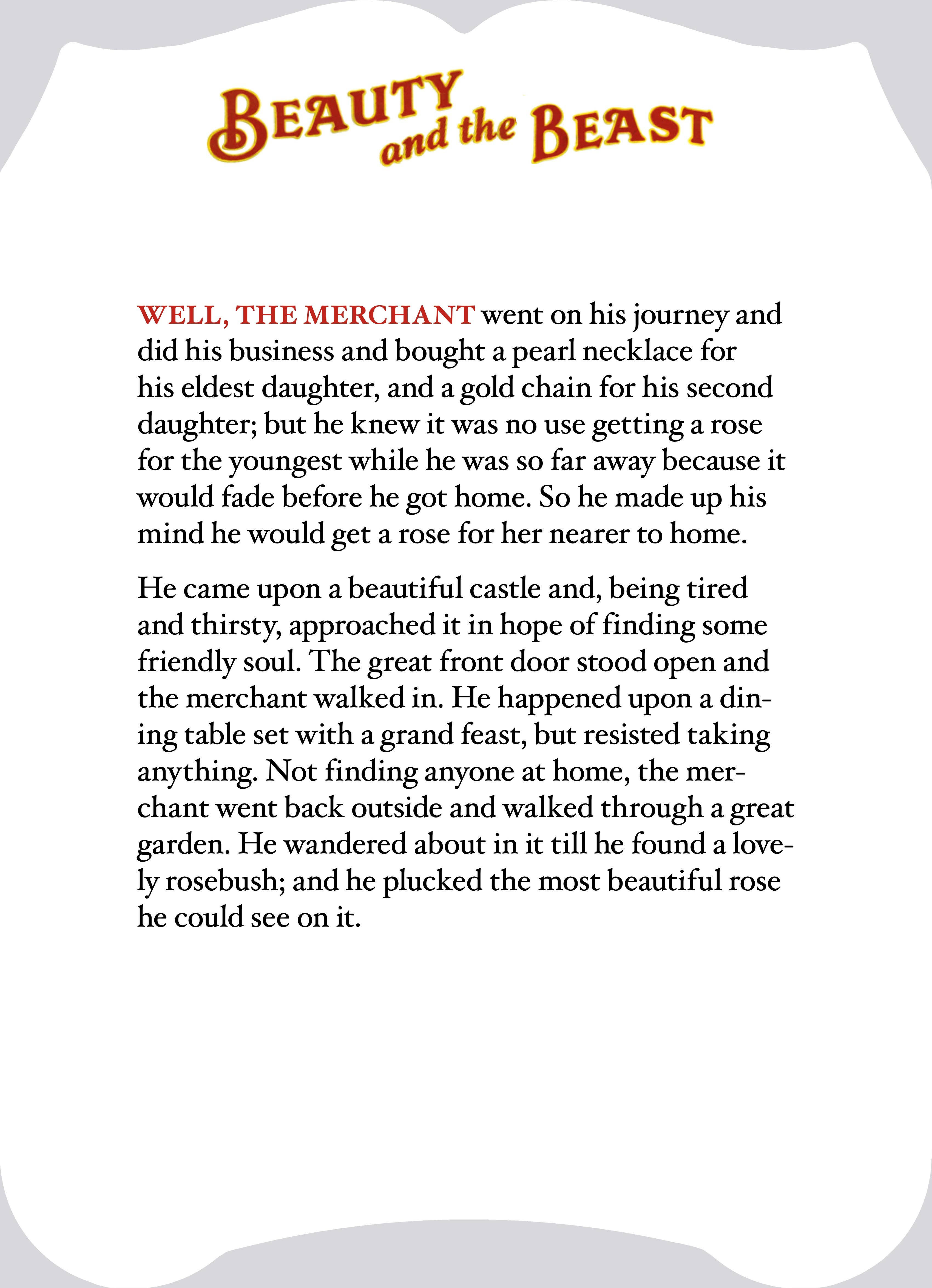 Laughing Elephant Books - Wholesale Preschool Book (3-5) - Beauty And The Beast-  Children's Die-Cut Picture Book4