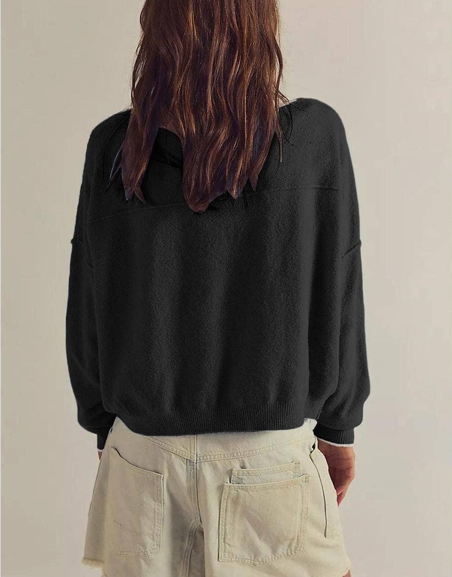 Suhkasana – wholesale Knitted jumper – Women′s – Loose Fit Crewneck Knit Sweater for Women Fall Winter8