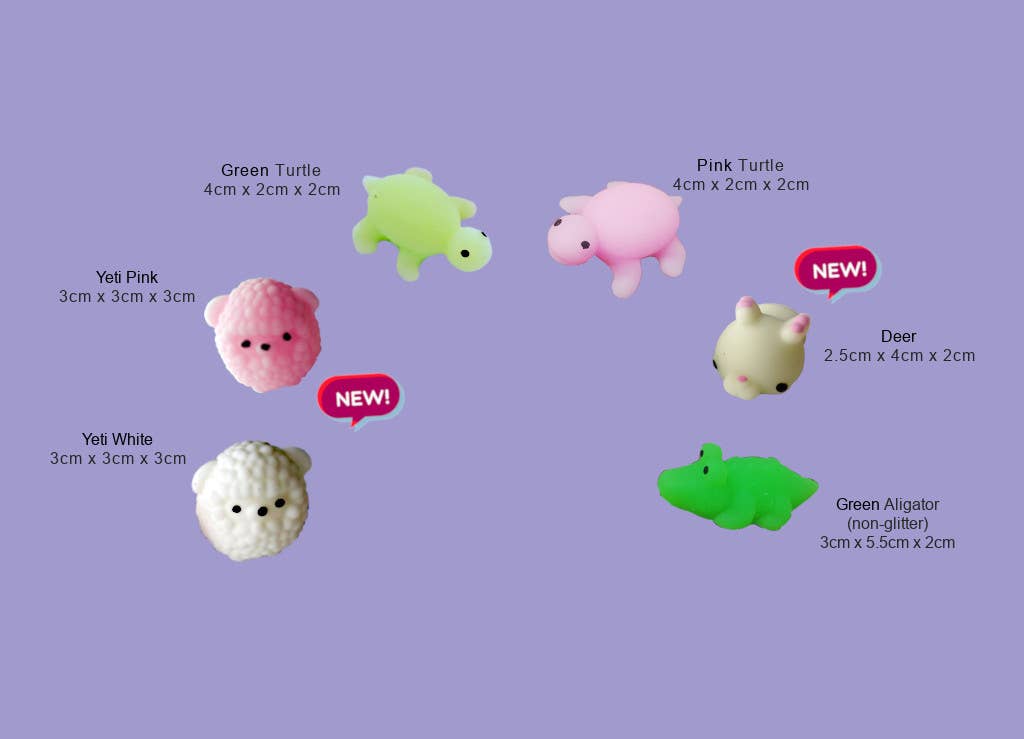 Small Surprises - Wholesale Keychain - Kids - Squeeeze Me Squishy Mochi Keychain - Stress Reliever shaker5