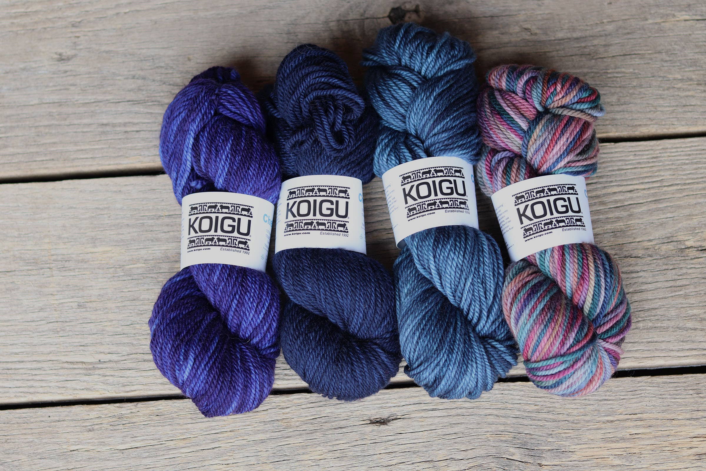 Koigu Wool Designs - Wholesale Yarn - Chelsea Aran Merino Yarn -group A31