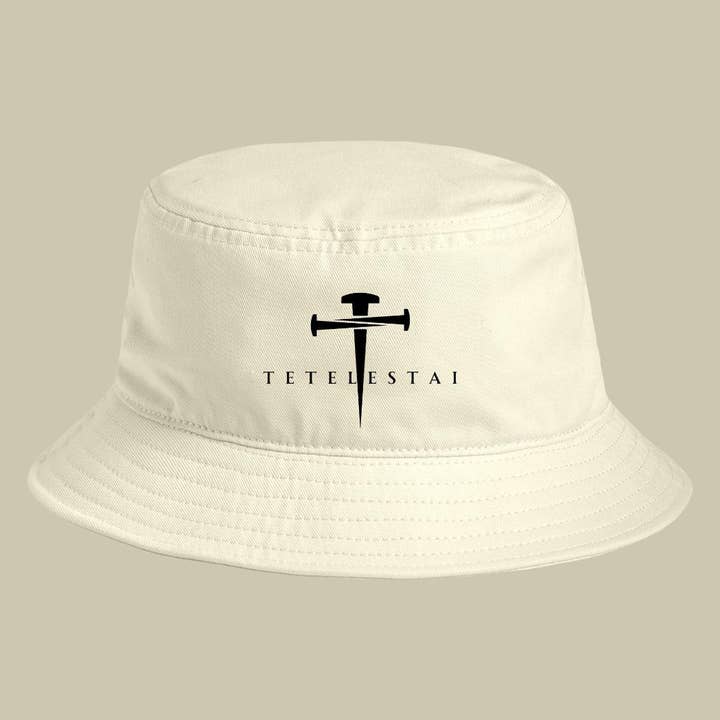 Tetelestai Trendy Bucket Hat for Casual Outings & Gifts for wholesale by Seeds of Truth Designs