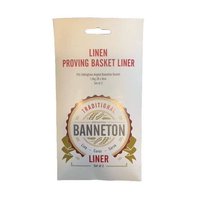 Port Style Enterprises Canada - Wholesale Bread Pan - BANNETON Proving Basket Liner 2/ST Fits Angled 10.2x3.1”