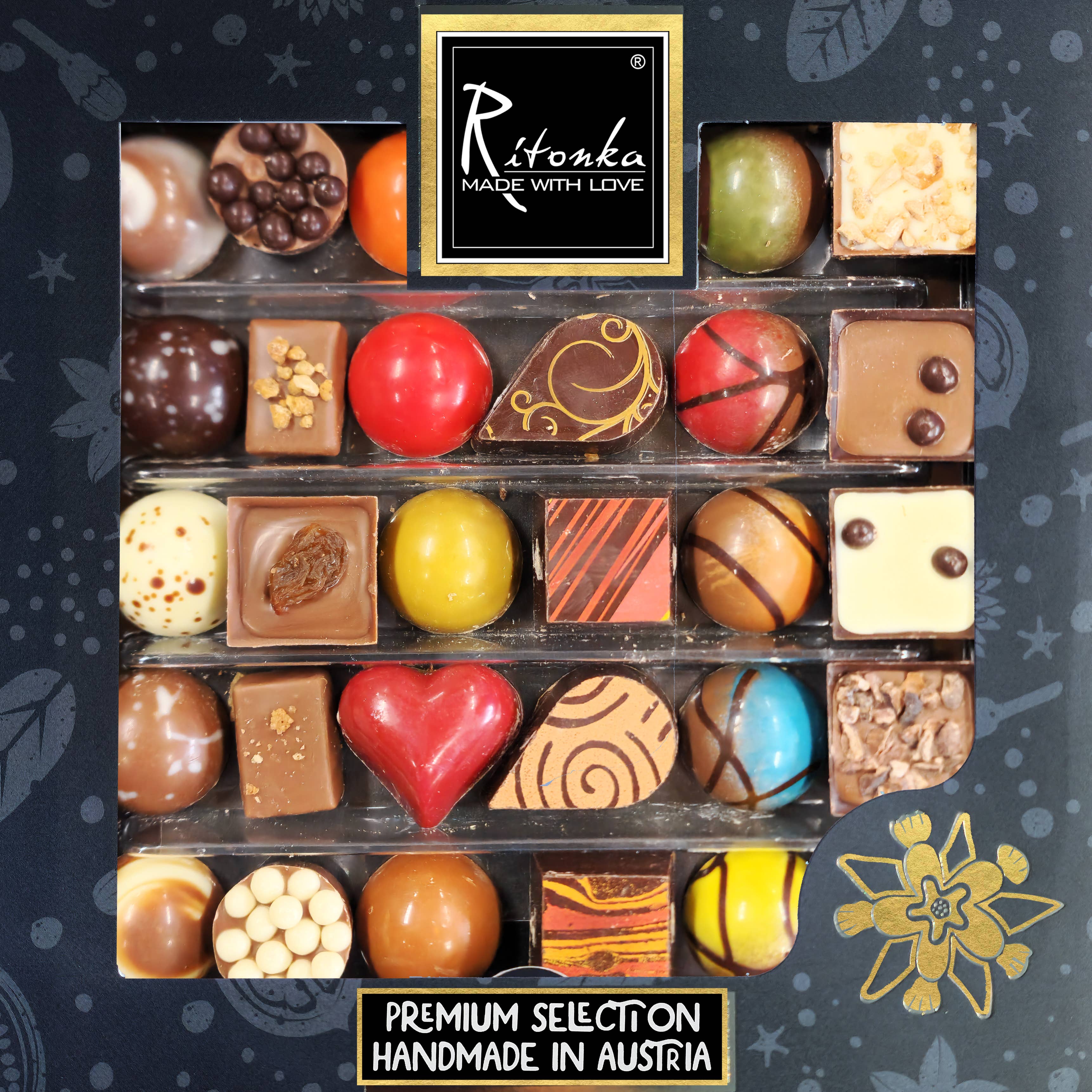 Ritonka ...made with love - Wholesale Doosje chocolade - Ritonka Chocolates Elegance 301