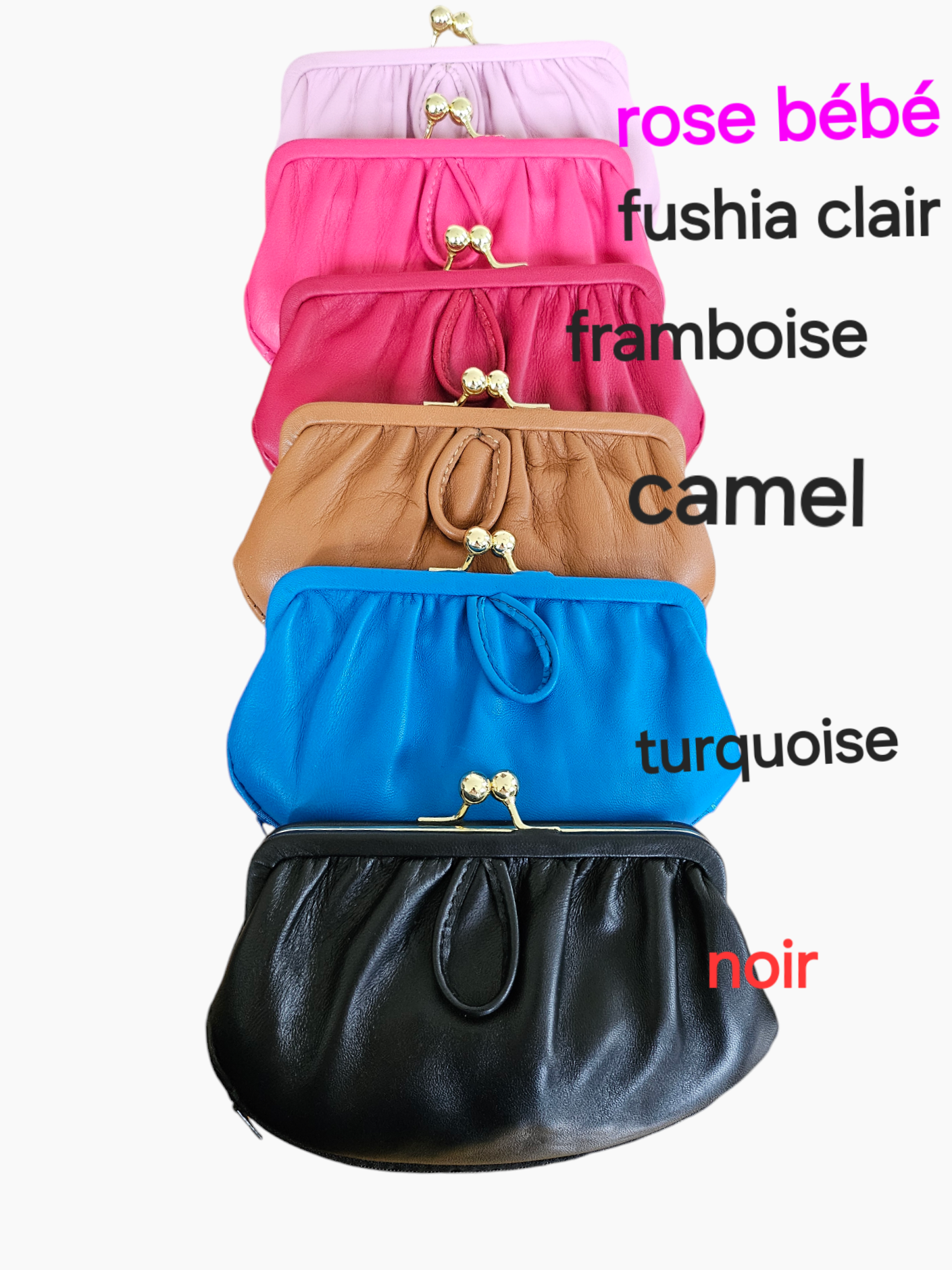 Royal marais - Wholesale Coin Purse - Women's - round leather clasp purse0