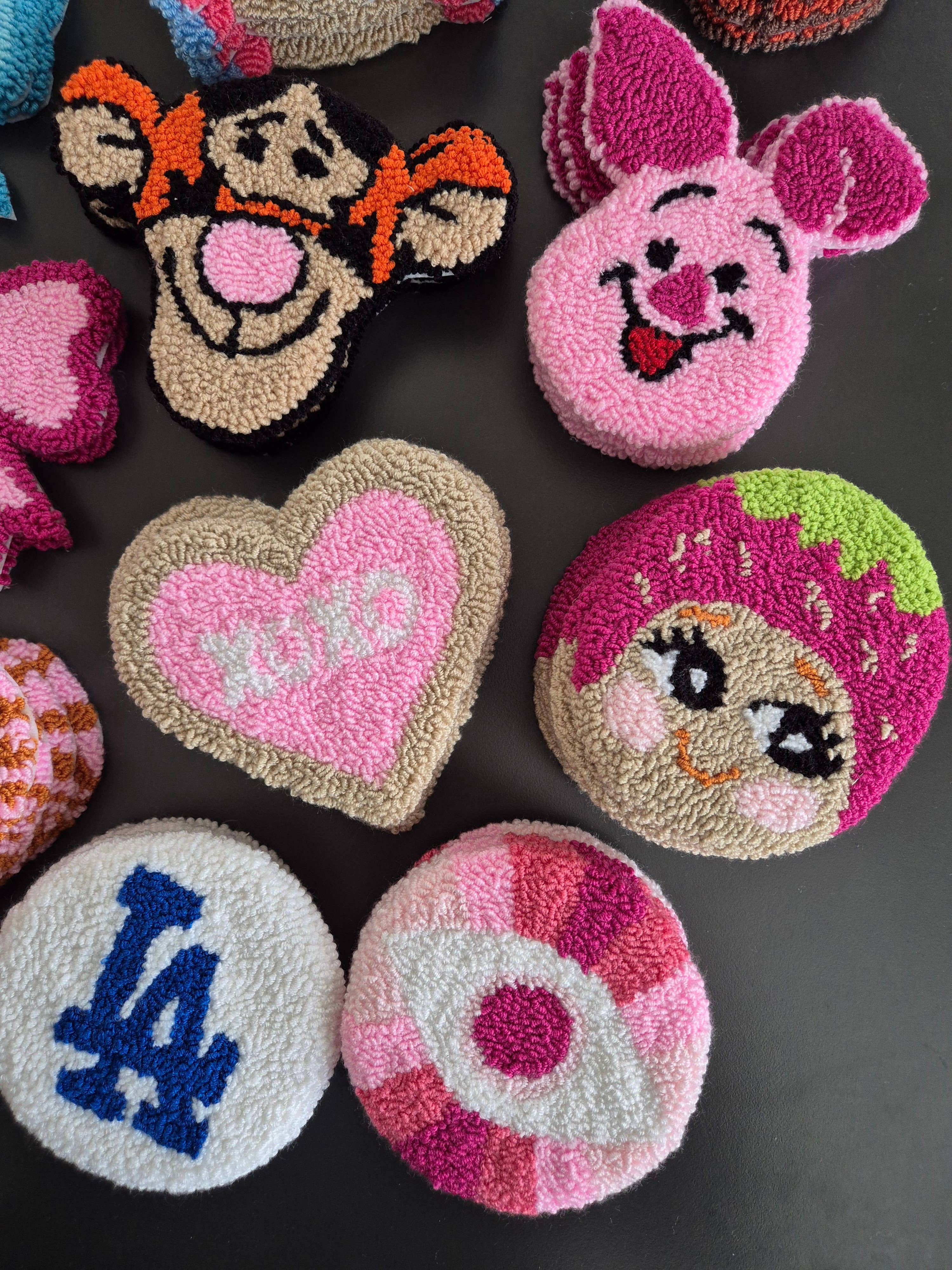 despinacrafting - Wholesale Coasters - Punch Needle Coaster, Mug Rug, Table Decor12