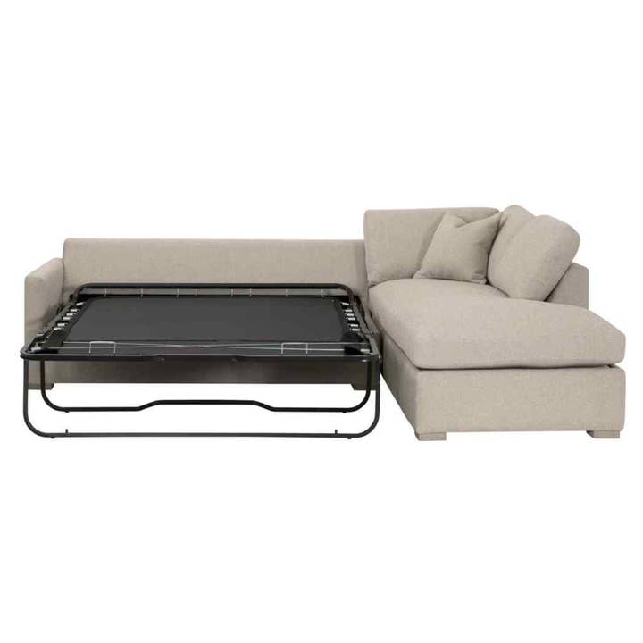 LOOMLAN - Wholesale Sofa - Clara 112" Fabric Slim Arm Sleeper Queen Sectional Sofa15