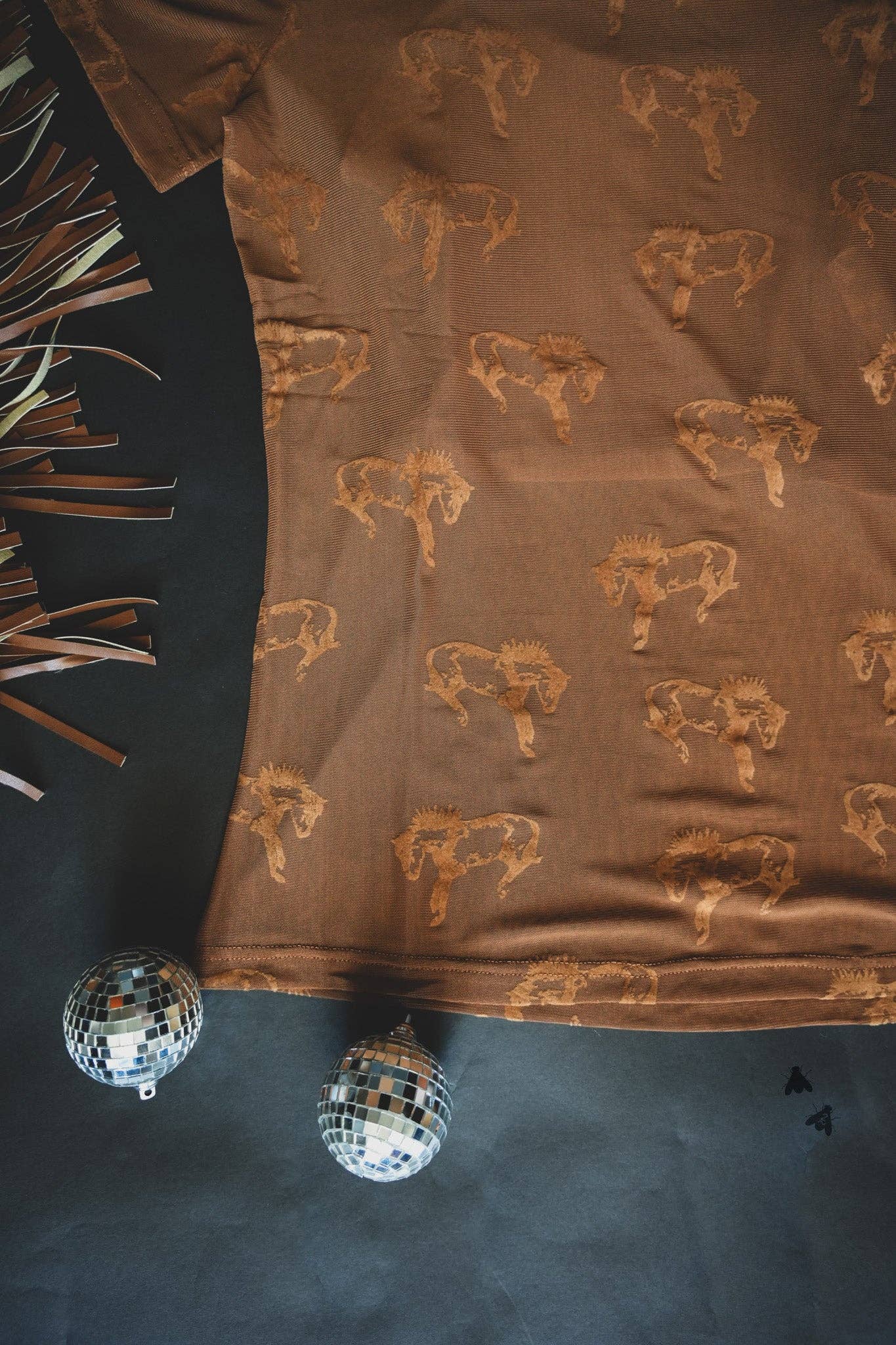 2 Fly Co - Wholesale T-Shirt - Women's - BUCK FIFTY TEE *SADDLE8