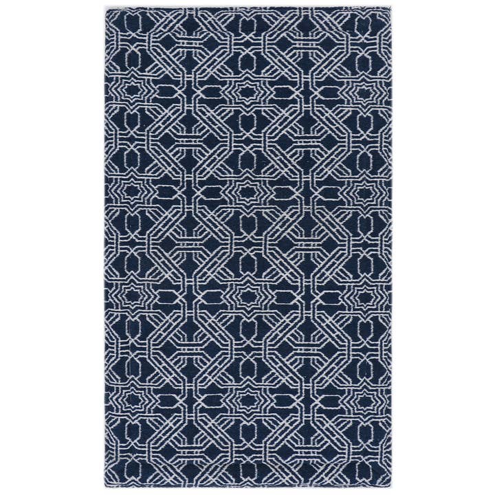 RugSmith - Vente Tapis de sol - Tapis de cuisine antifatigue tissé Pascal bleu marine RugSmith, 20 « x36"