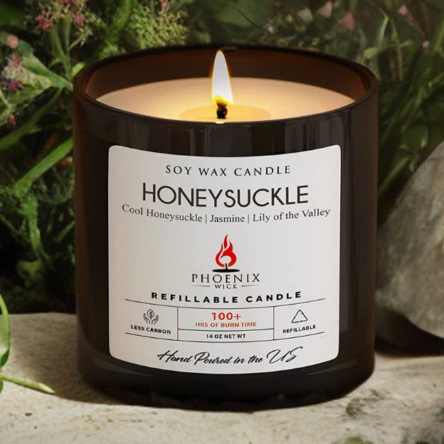 Honeysuckle - 14oz Filled Candle for wholesale by Phoenix Wick