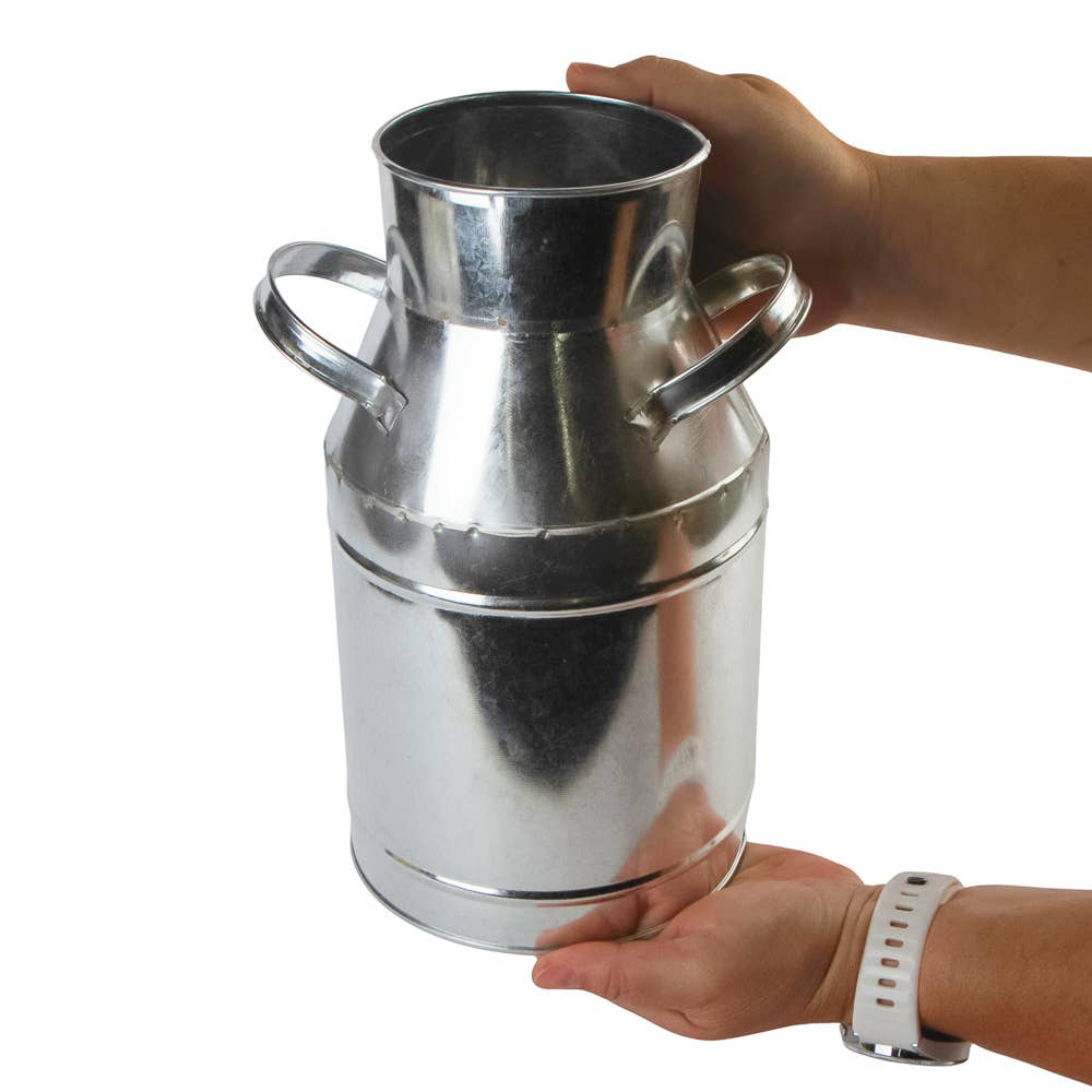 Factory Direct Craft - Wholesale Bucket/pail - 11" H Metal Milk Can Container 1