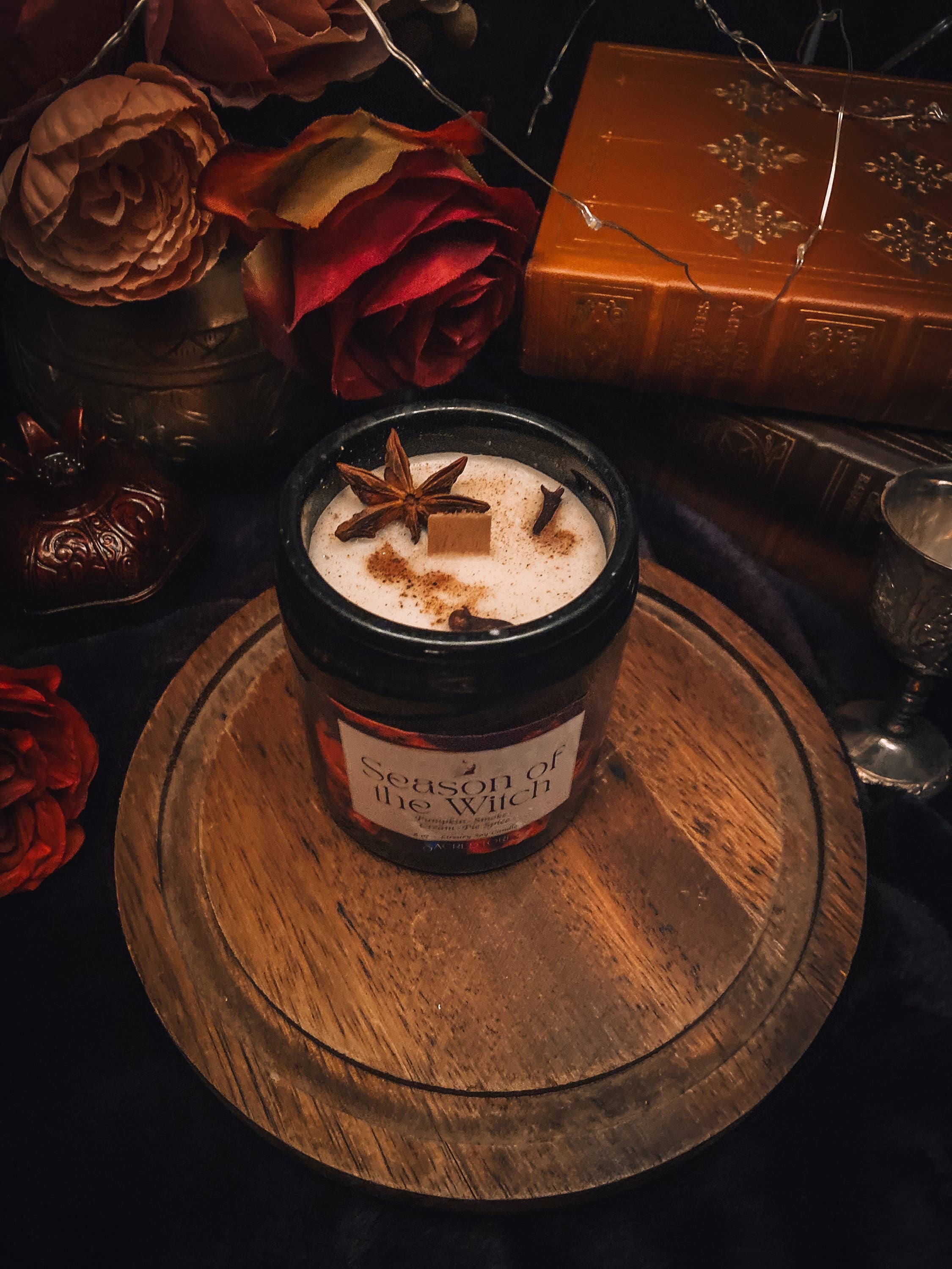 Sacred Lore - Wholesale Jar/Filled Candle - Season Of The Witch Candle, Ritual Candle, Apothecary Jar6
