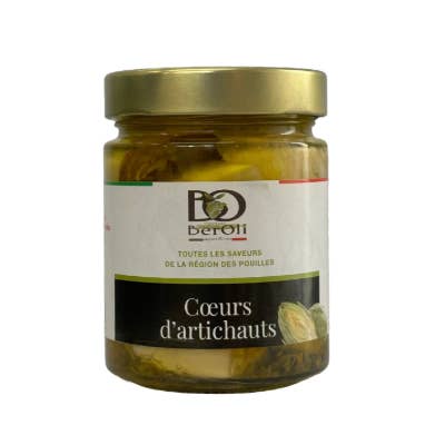 Cuori di carciofo marinati nell'olio per la vendita all'ingrosso da parte di BEROLI S.A.R.L