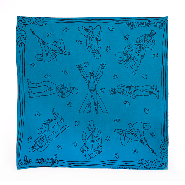 Made X Cruise - Wholesale Bandana - Unisex - Be Gentle Be Rough Bandana (Rainbow Colors)4