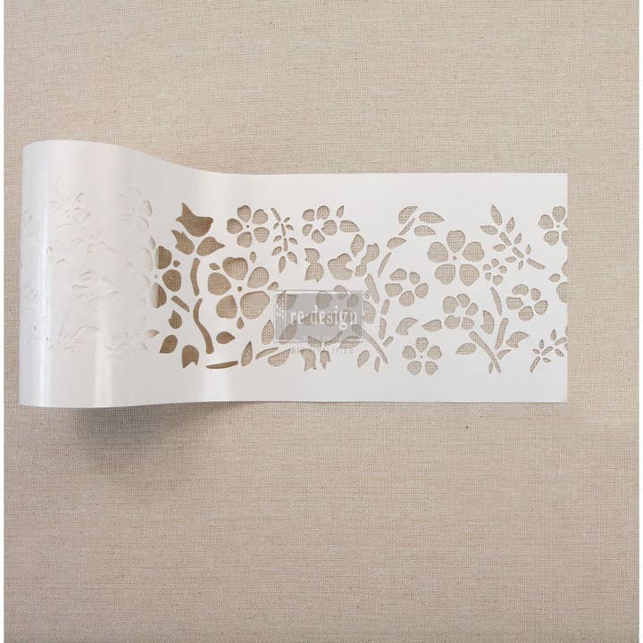 Redesign Stick & Style Stencil Roll Royal Ann Garden for wholesale by Prima Marketing Inc