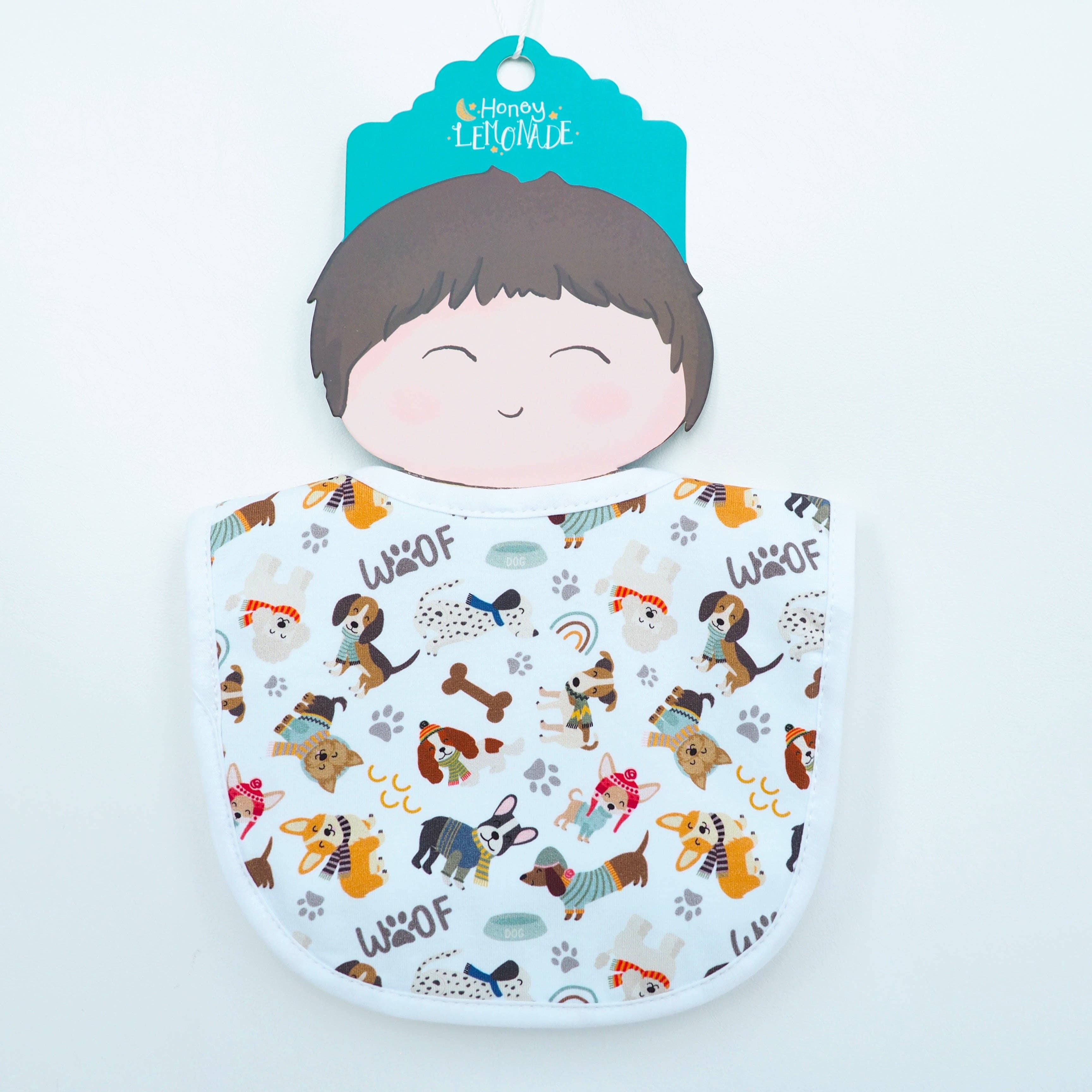 Honey Lemonade- Minky Baby Blankets and Gifts - Wholesale Bib - Baby - Baby Bib - Snuggle Buddies0