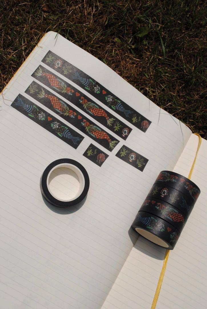 Tulips and Heather – wholesale Washi tape – Mermaid Fairytale Washi Tape9