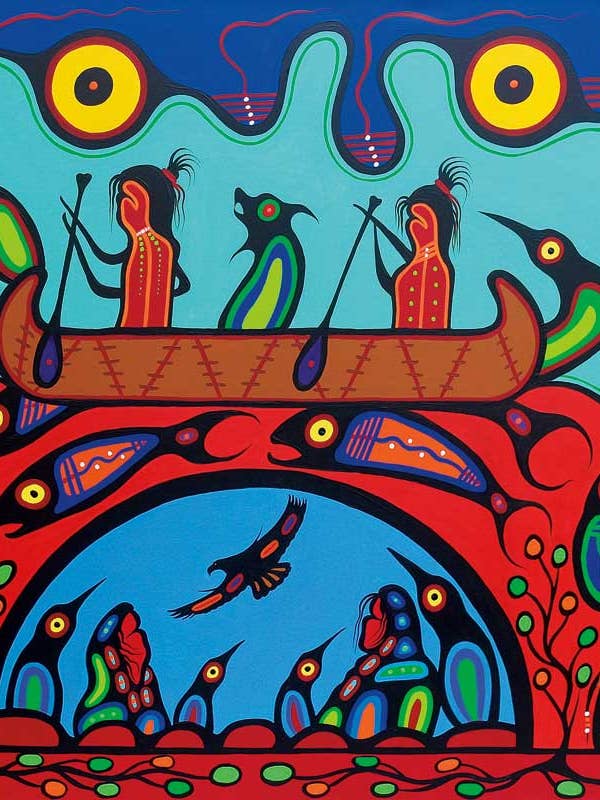 Sacred Journey Art Print by Artist Frank Polson for wholesale by Indigenous Puzzles and Art