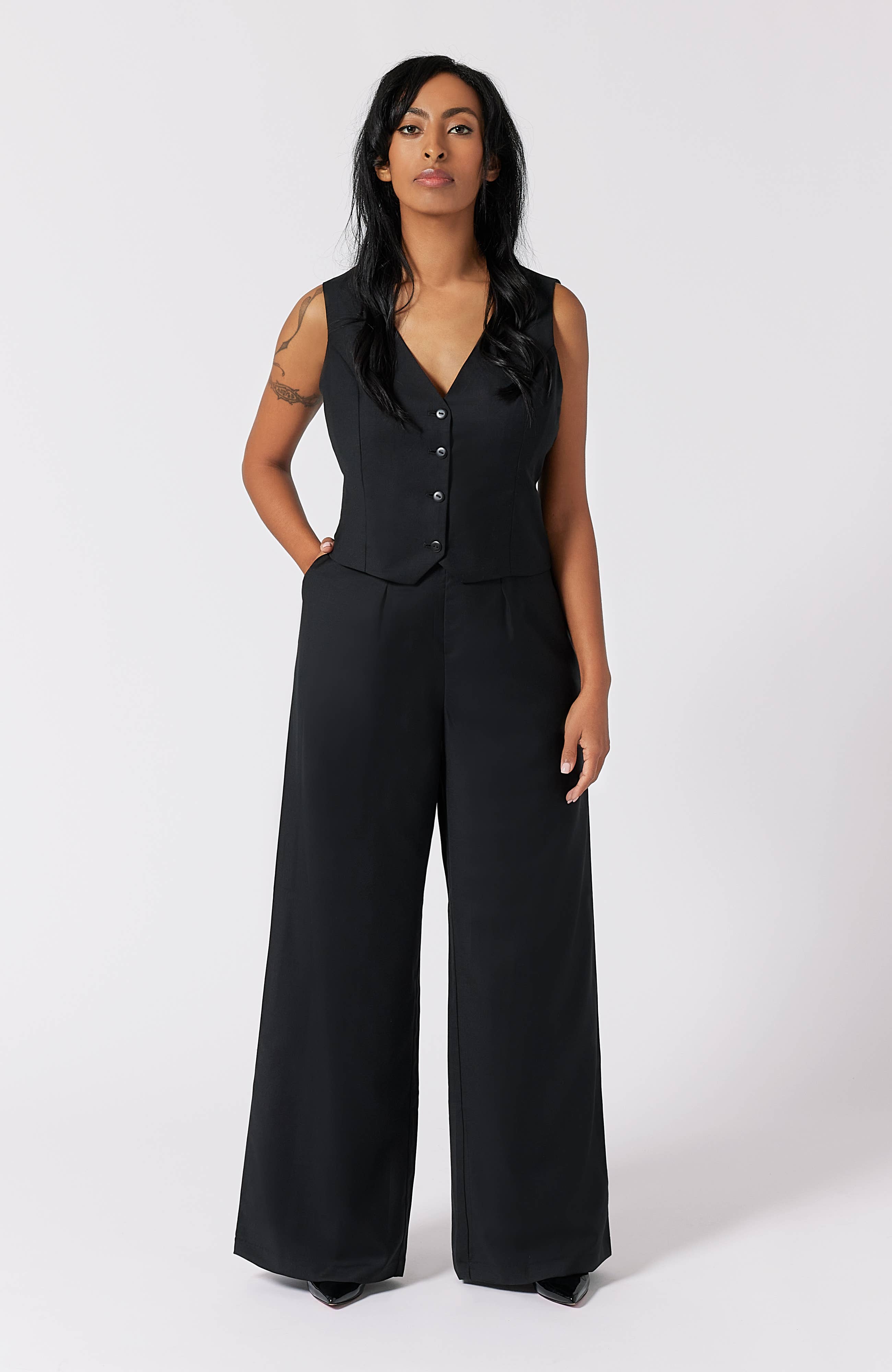 Aam The Label - Wholesale Pants - Women's - The Wool Wide Leg Pant36