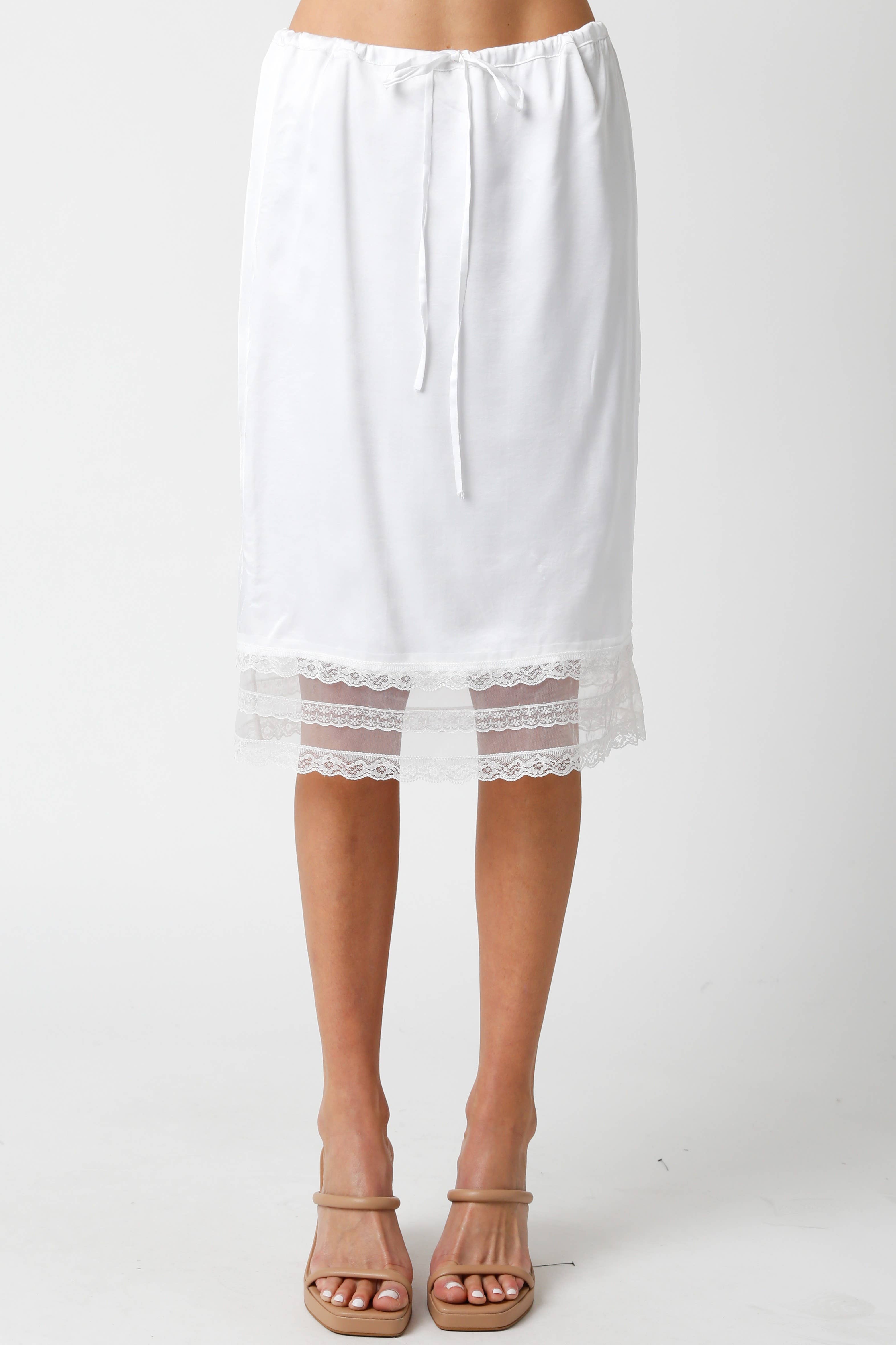 Olivaceous - Wholesale Rok - Dames - Lyra Satijnen Rok4