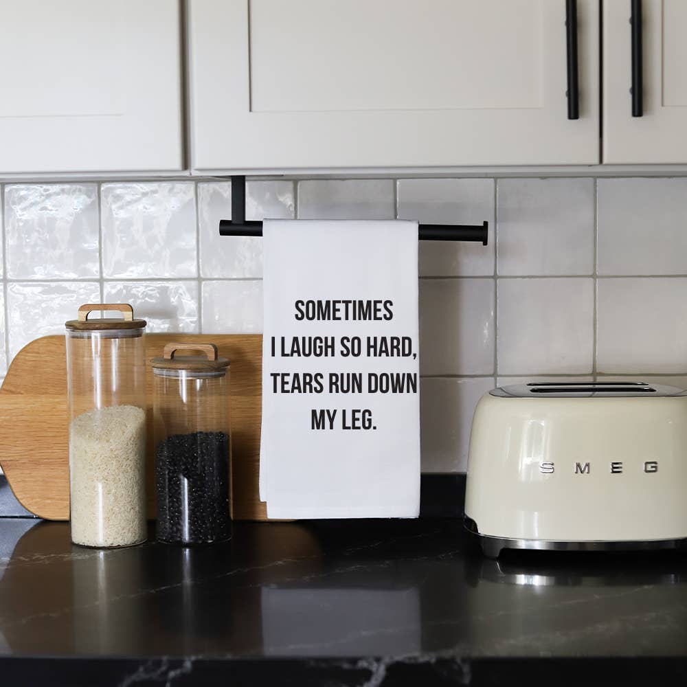 Wildwood Landing - Wholesale Tea Towel - LAUGH SO HARD - TEA TOWEL2