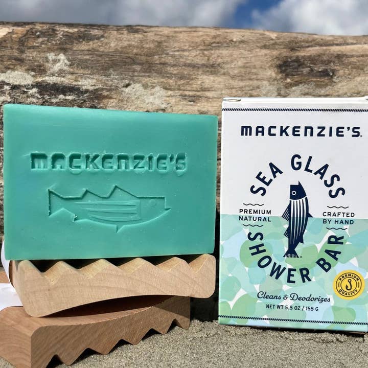MacKenzie's Fisherman - Wholesale Bar Soap - Sea Glass Shower Bar- 5.5 oz (12 qty)0