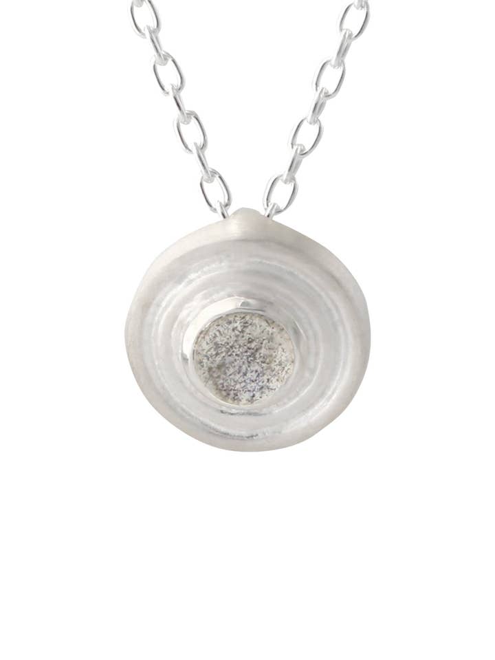 Silverhänge "dubbelvåg" med labradorit för wholesale av Campur GmbH