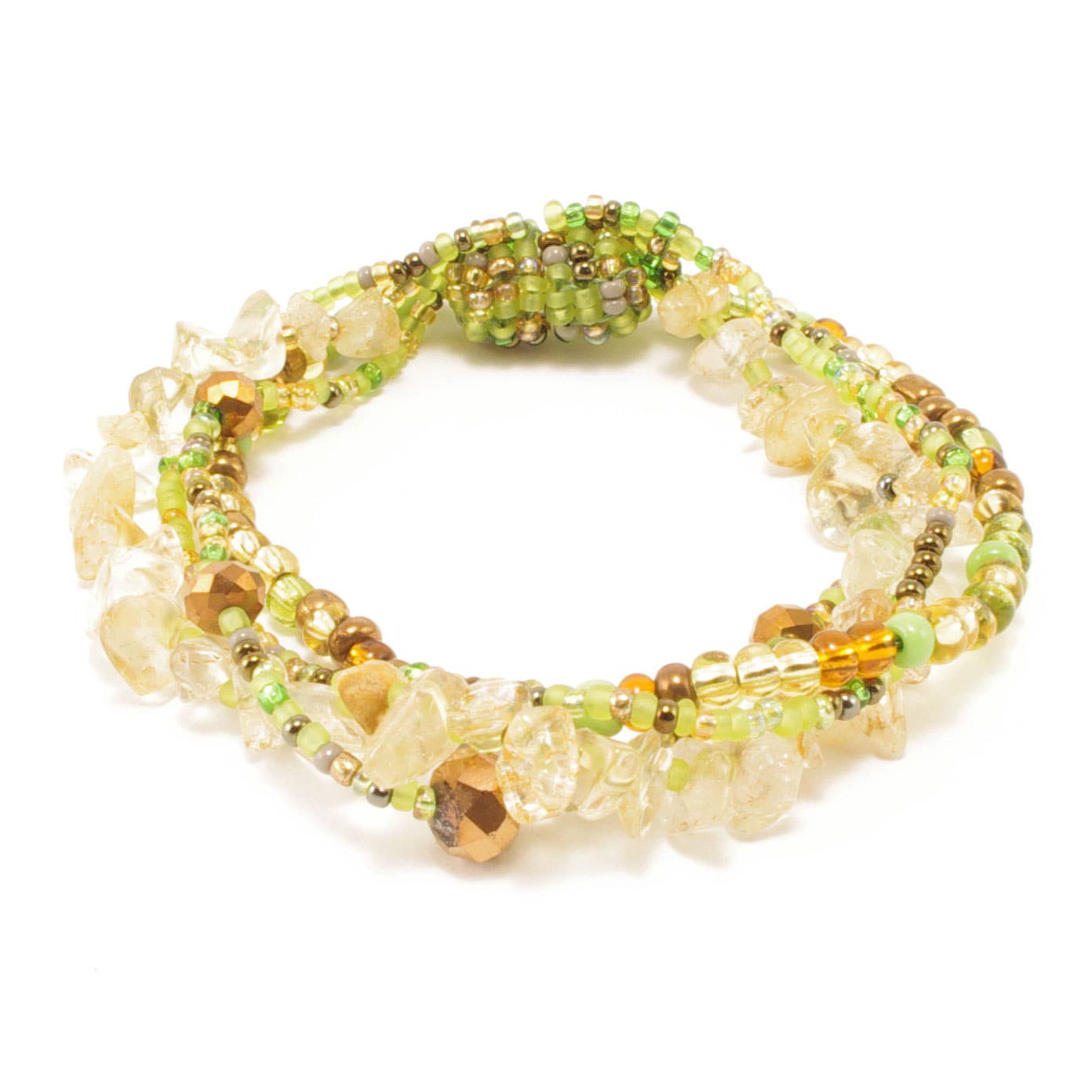 Lucia's Imports - Wholesale Beaded Bracelet - Small Rock Candy Magnetic Bracelet1