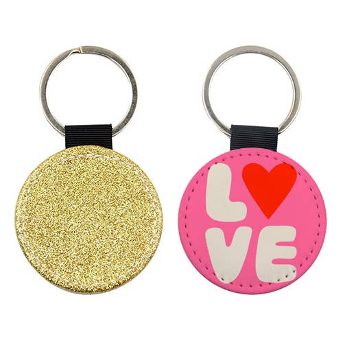 ART WOW - Wholesale Keychain – Women's - Keyrings 'L O V E P R I N T'