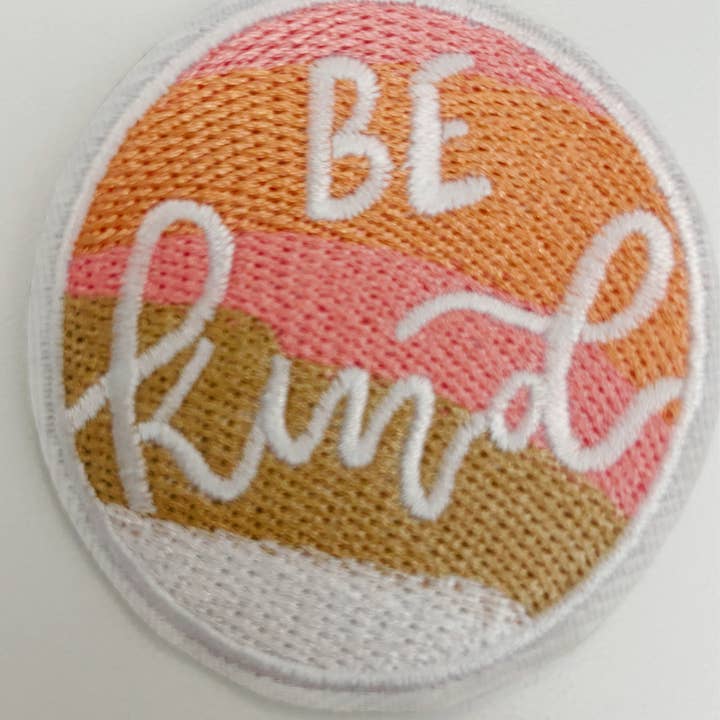 TEELUX - Wholesale Patch - 2" Be Kind - Embroidered Hat Patch3