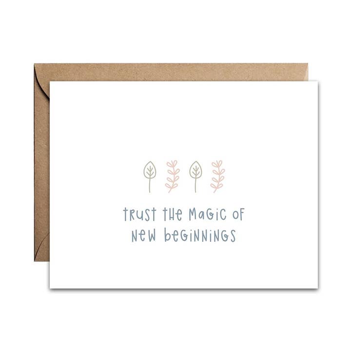 Trust The Magic Card for wholesale by pixel paper hearts