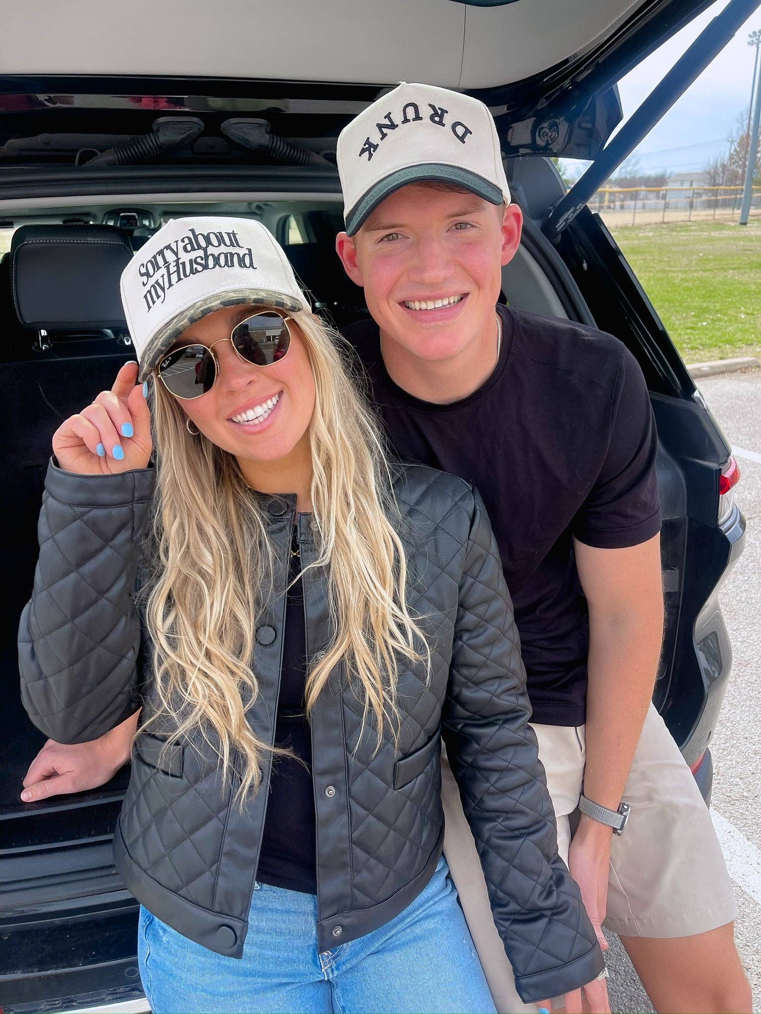 KENZKUSTOMZ - Wholesale Trucker Hat - Unisex - Sorry about my Husband / Wife Vintage Trucker Hat13