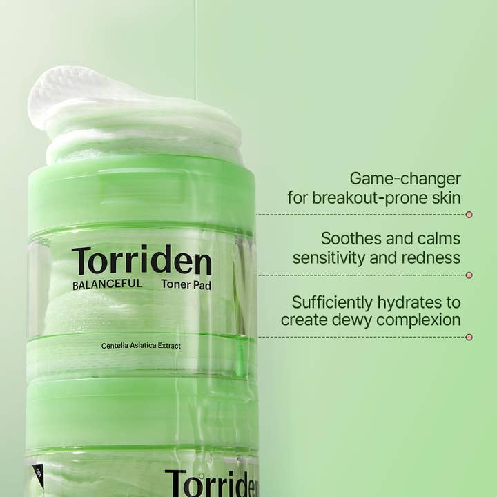 Glowiss – wholesale Ansiktstoner – Torriden BALANCEFUL Cica Toner Pads 60 Pads