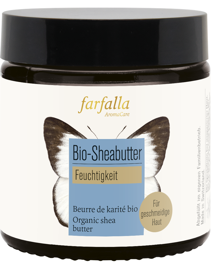 farfalla - Wholesale Body Balm/Butter - Shea, organic shea butter, 100ml, moisture1