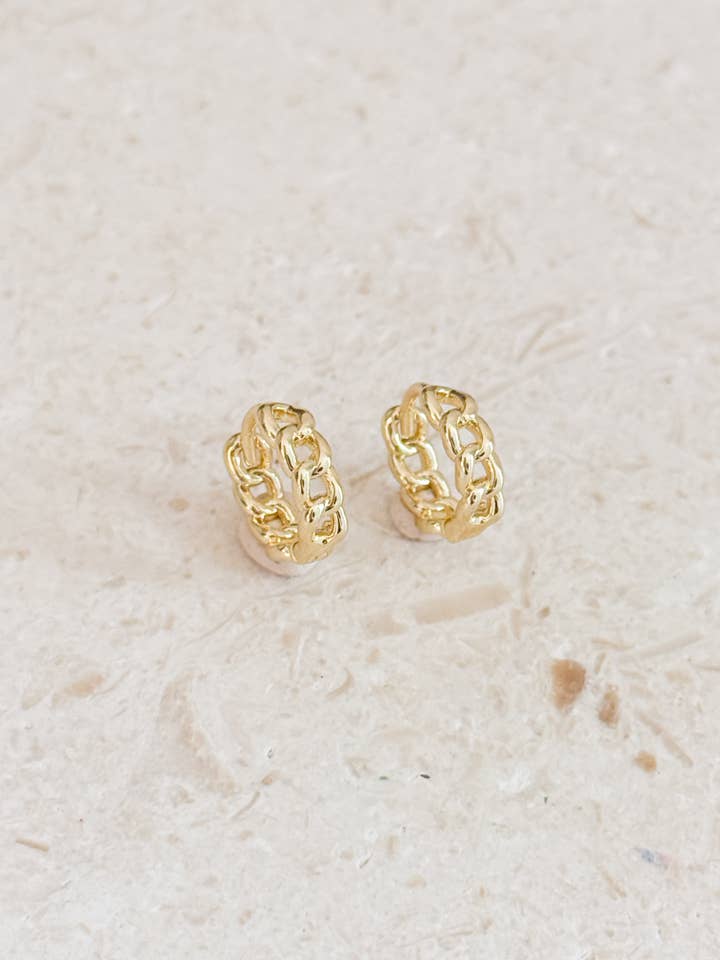 Mini Chain Hoops for wholesale by Desert Clay Designs