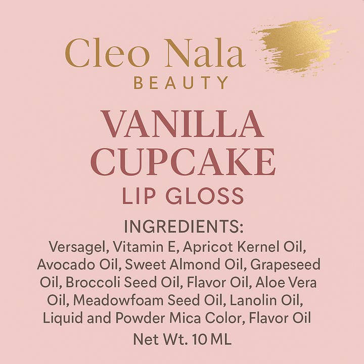 Cleo Nala – Engroshandel Lipgloss – 10 ML Lip Gloss | Gave til hende | Skønhedsgave | Duftende læber9